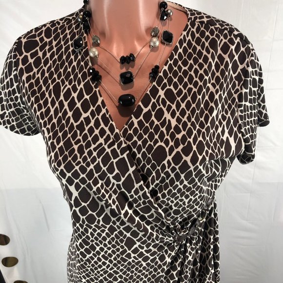 Charter Club -Animal Print- Women Dress-Size OX - Picture 6 of 11